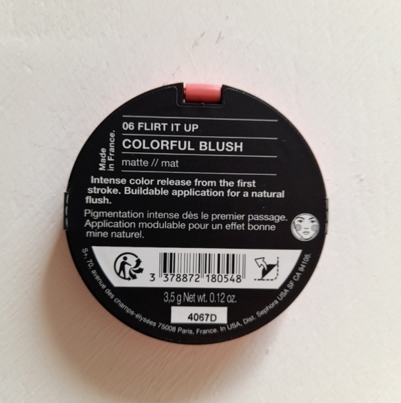 Sephora Flirt It Up Blush in Matte Pink - Picture 2 of 2